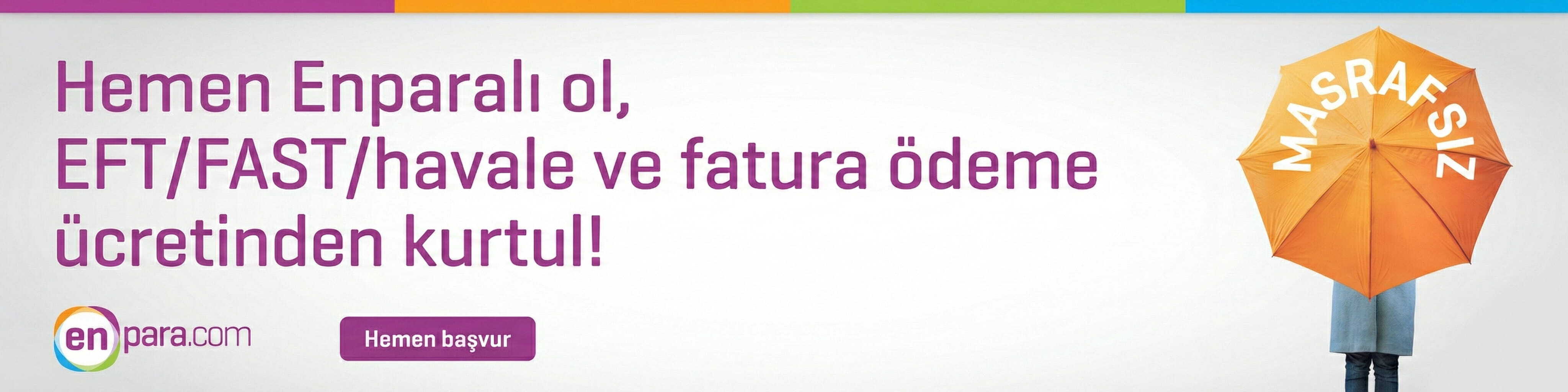 Masrafsız bankacılığın tadını &ccedil;ıkarın! EFT/FAST/Havale masrafı yok